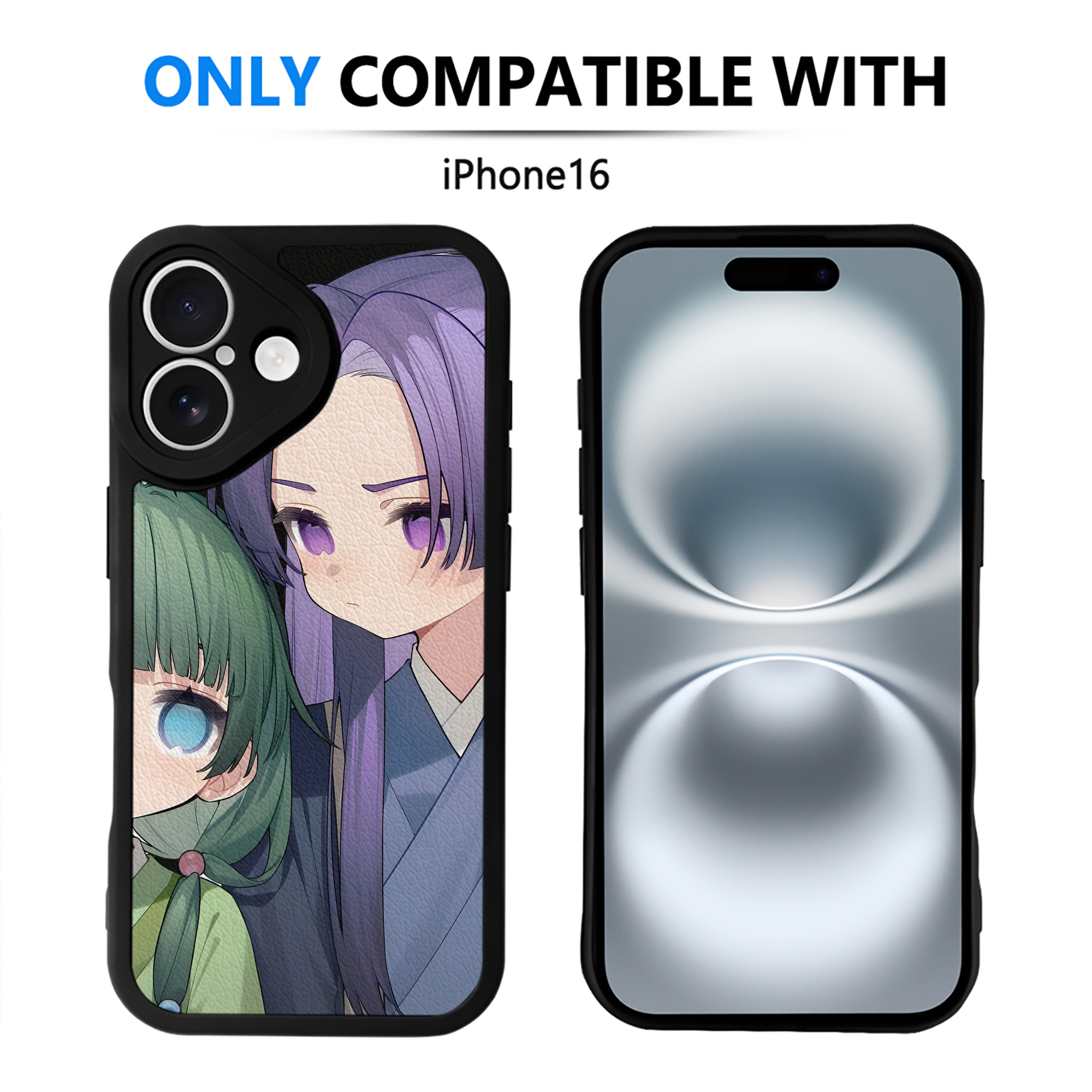 （画像用） 薬屋のひとりごと The Apothecary Diaries 【iPhone 16シリーズ対応】シリコンスマホケース（レザー調） 材質：シリコン